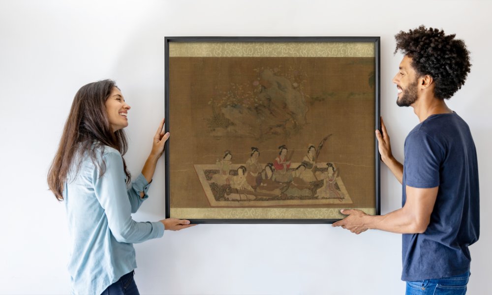 In the style of Qiu Ying