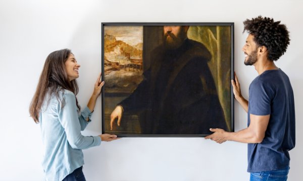 with landscape by Maarten de Vos Jacopo Tintoretto