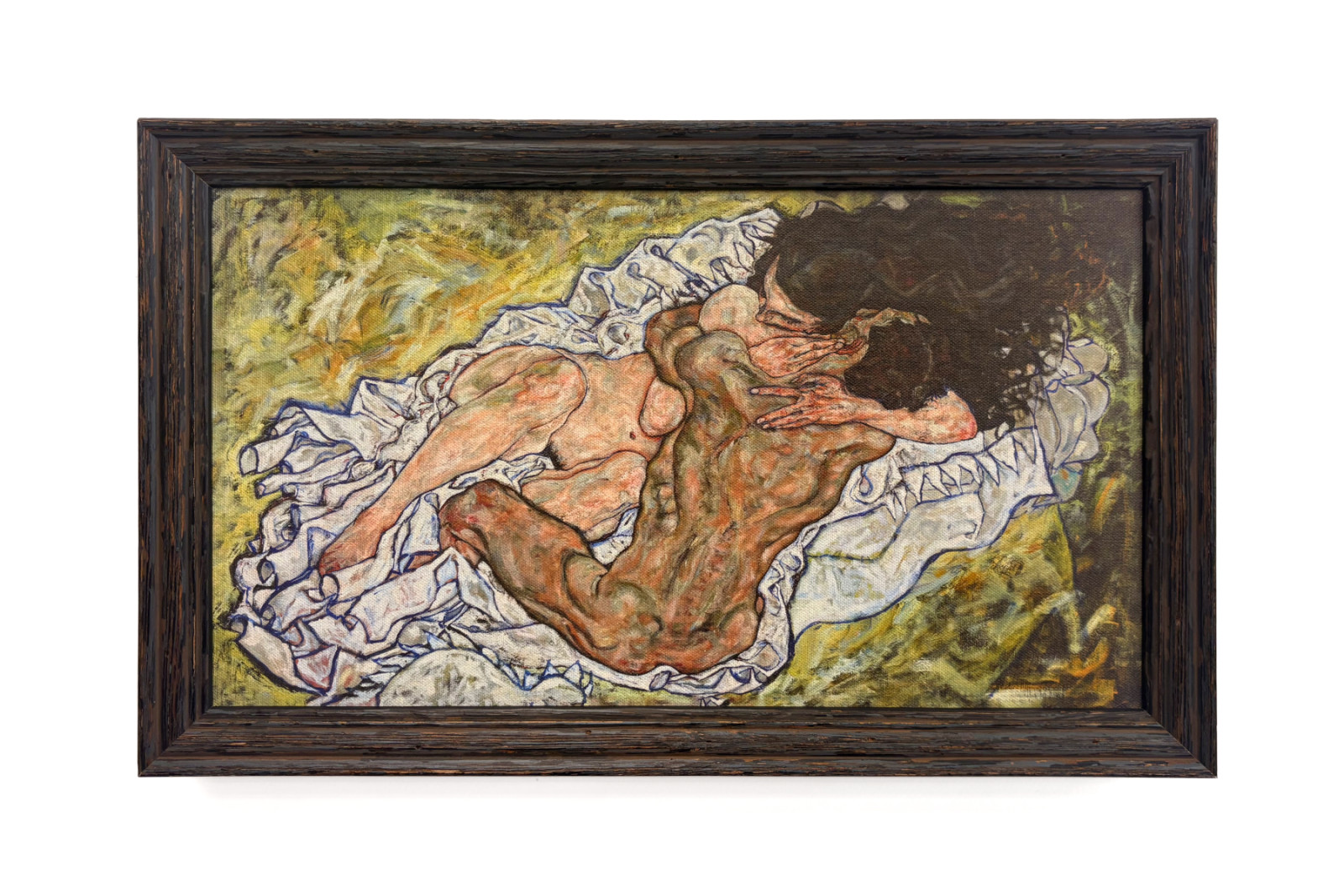 O abraço, 1917 - Egon Schiele