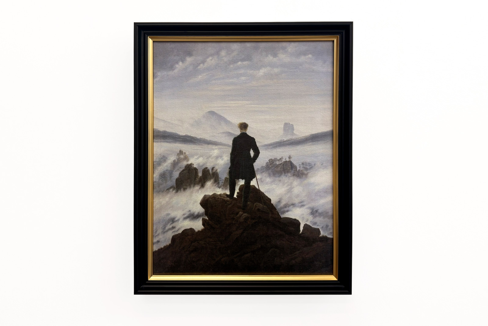 O viajante sobre o mar de névoa - Caspar David Friedrich