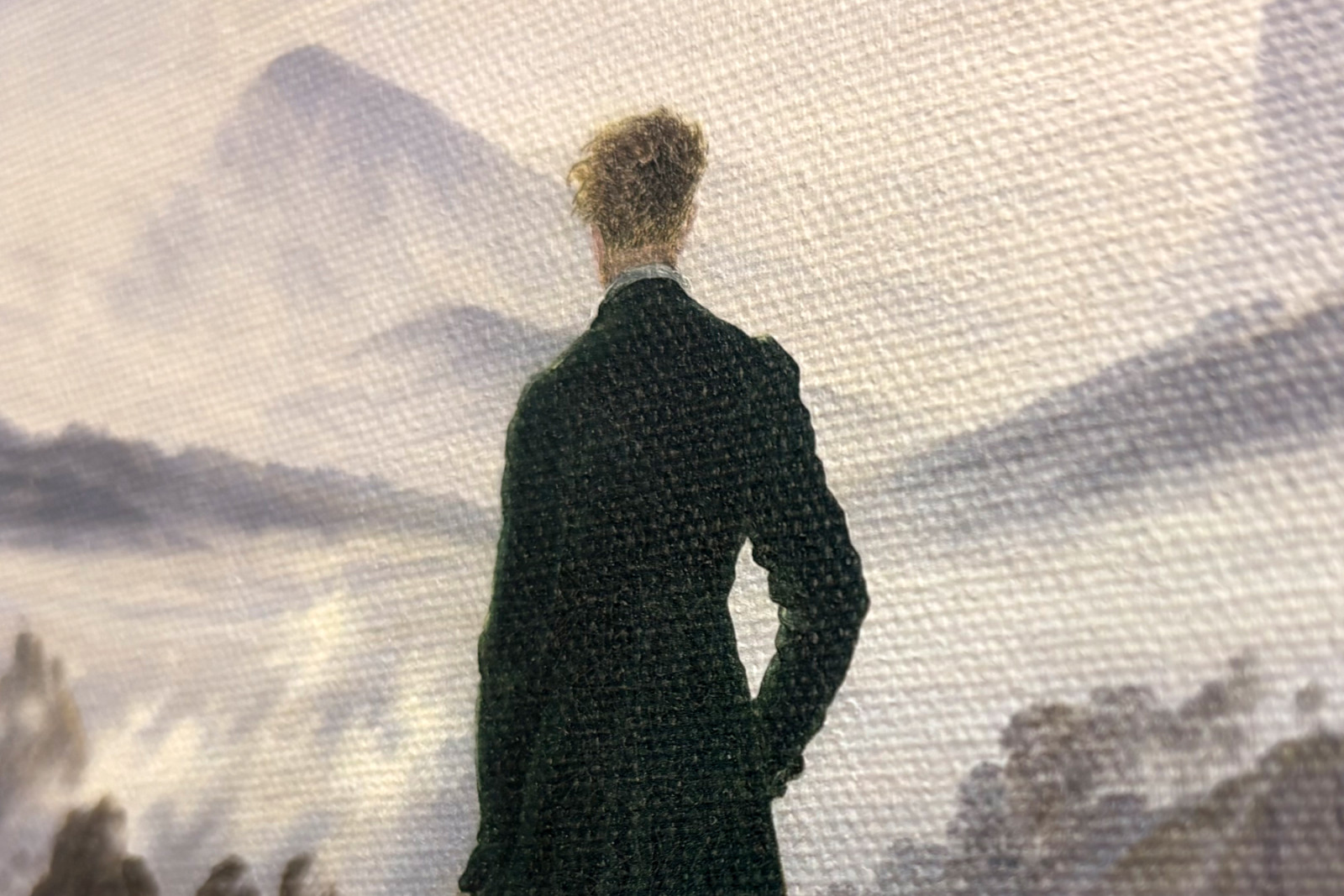 O viajante sobre o mar de névoa - Caspar David Friedrich