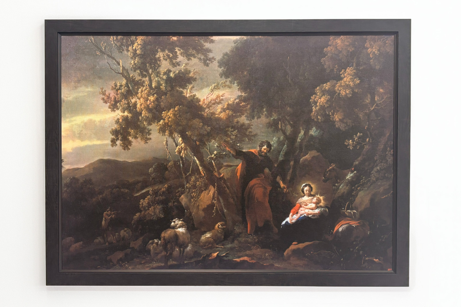 Descanse na fuga para o Egito, século XVII. - Nicolaes Pietersz. Berchem