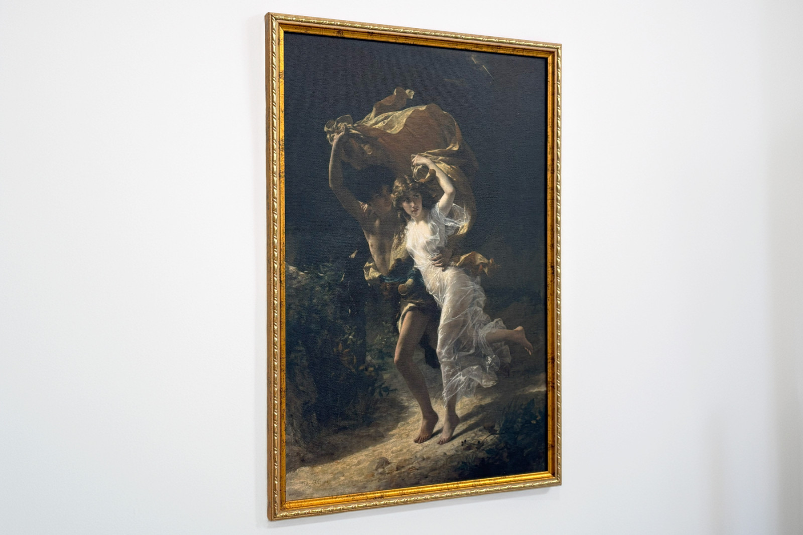 A tempestade, 1880. - Pierre Auguste Cot
