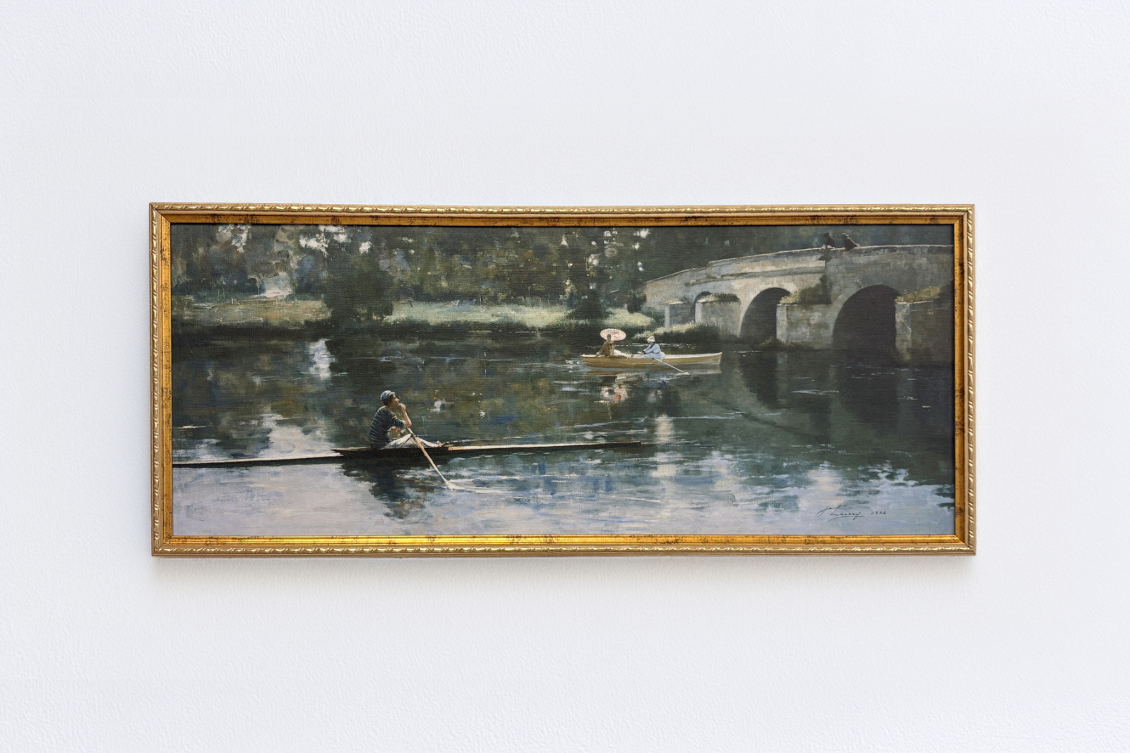A ponte em Grez, 1883 - John Lavery