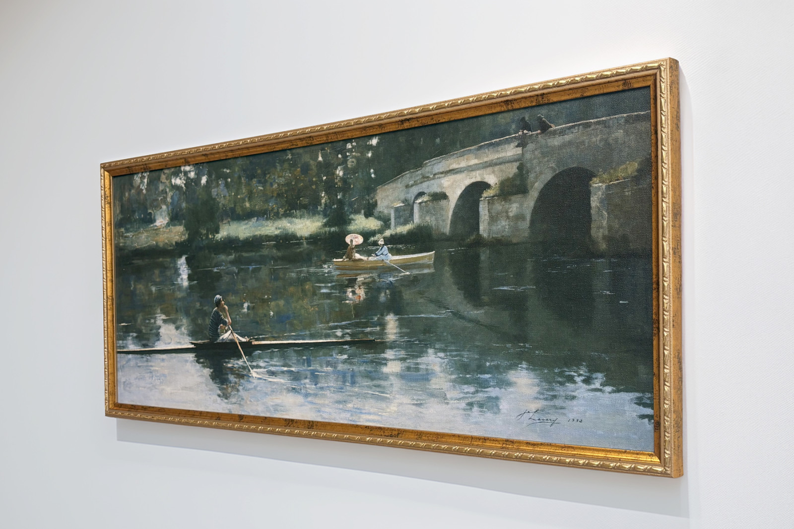 A ponte em Grez, 1883 - John Lavery