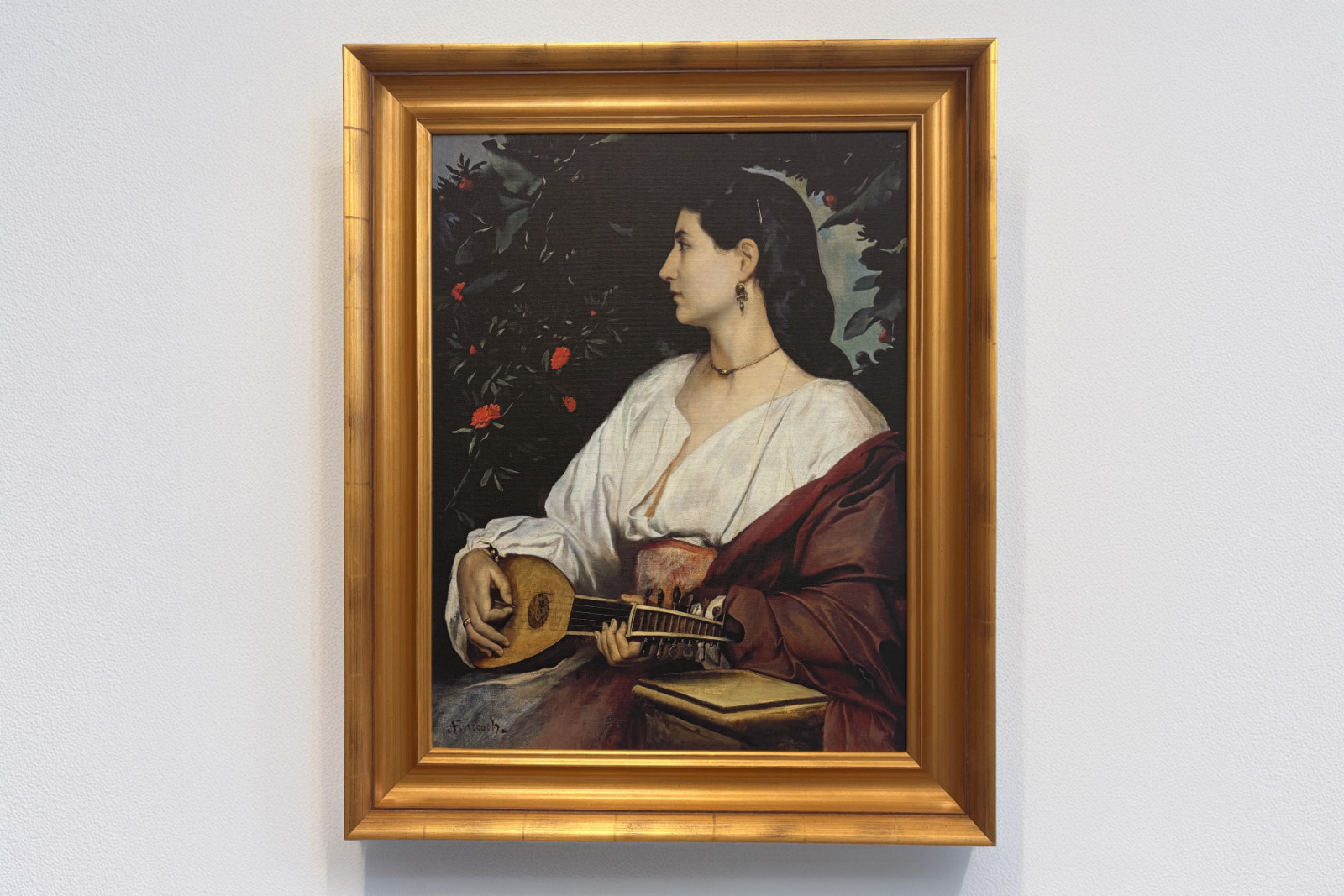 O tocador de bandolim, 1865 - Anselm Feuerbach