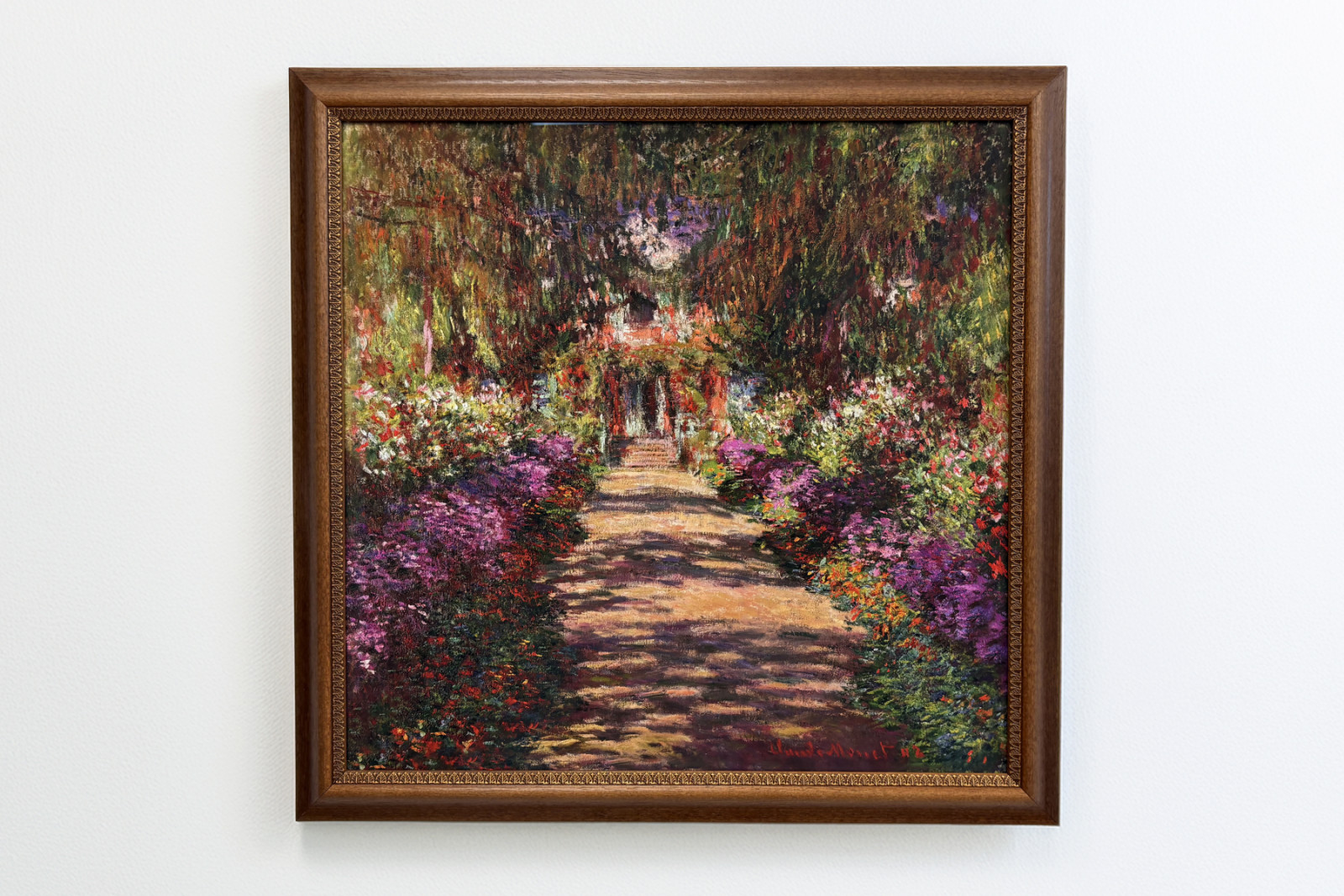 Um caminho no jardim de Monet, Giverny, 1902 - Claude Monet