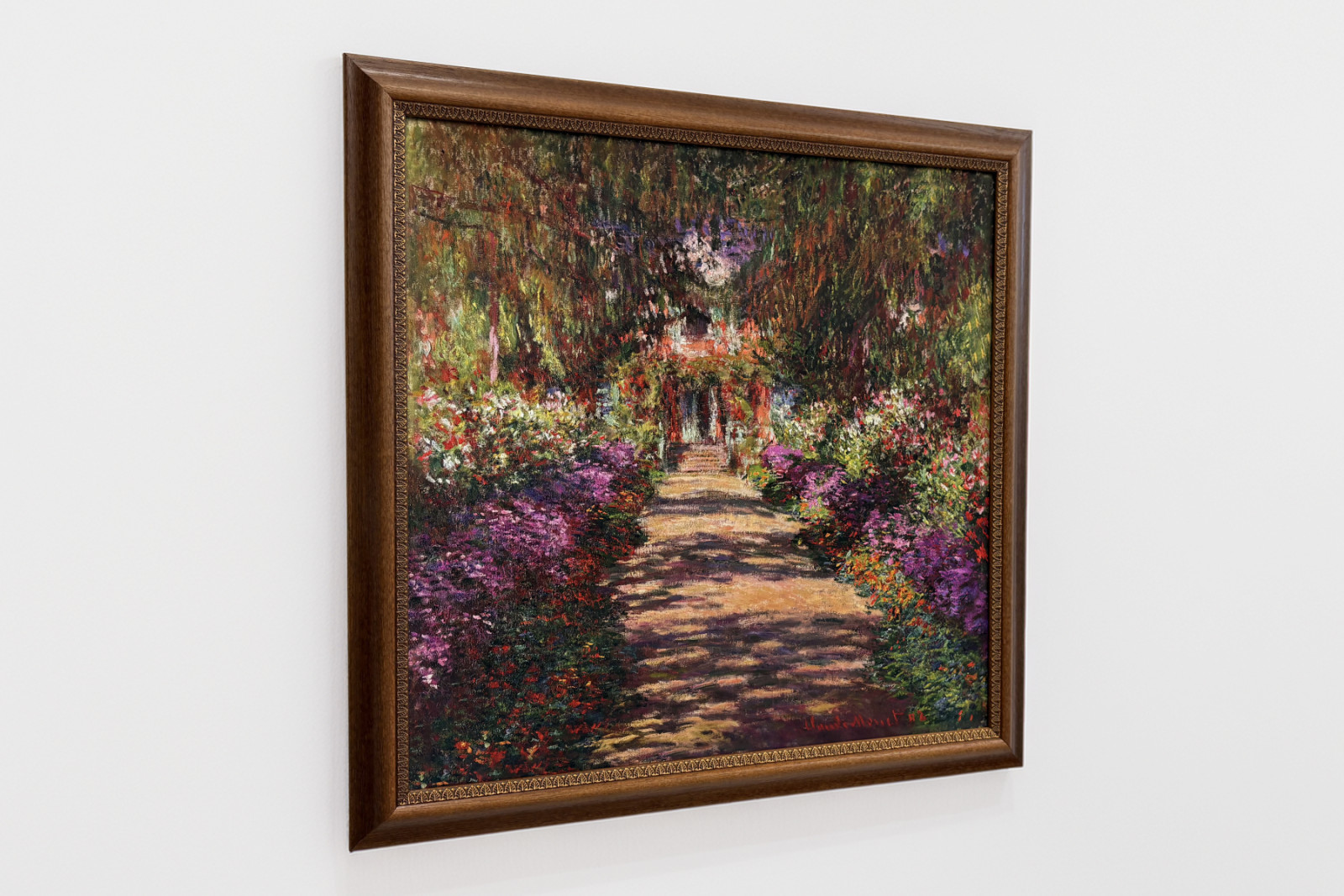 Um caminho no jardim de Monet, Giverny, 1902 - Claude Monet