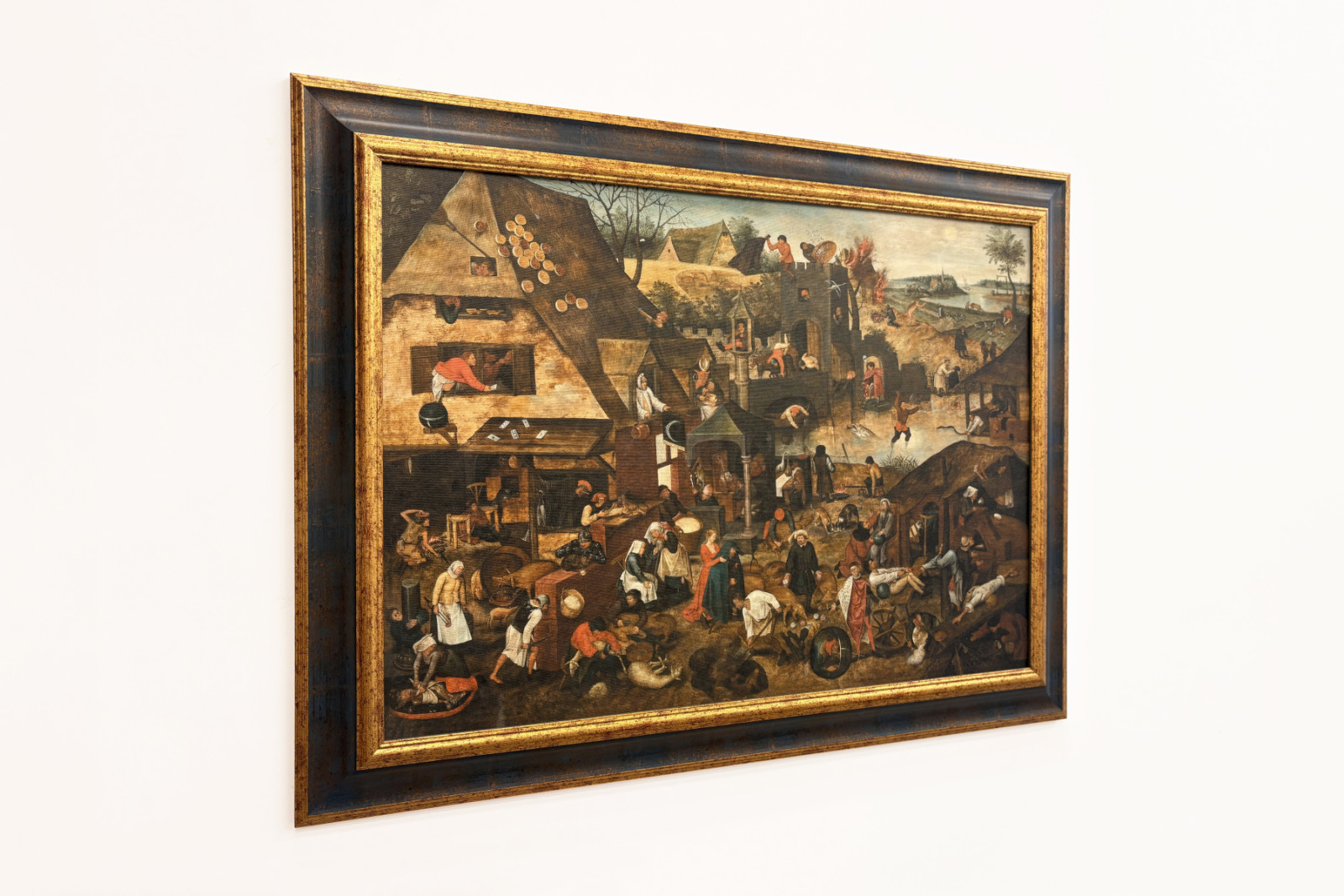 Provérbios (óleo) - Pieter the Younger Brueghel