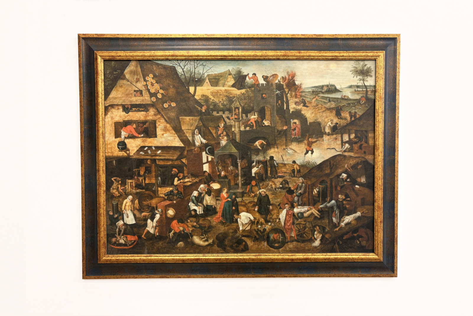 Provérbios (óleo) - Pieter the Younger Brueghel