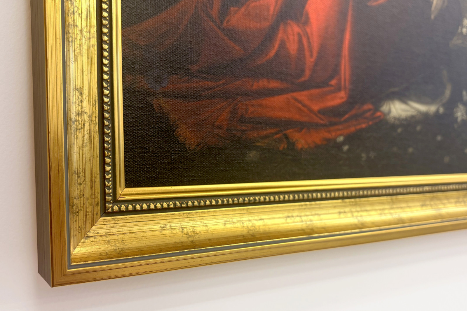 Itália Toscana Florença, Galeria Uffizi: A Anunciação, Pintura de Leonardo da Vinci (1452-1519), Óleo sobre madeira, ca. 1472-1475, 98x217 cm - Leonardo da Vinci