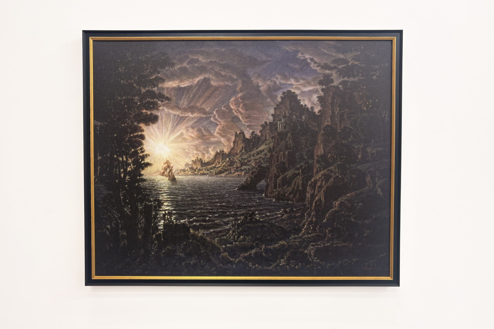 Os navios, o sol da noite - Konstantin Bogayevsky