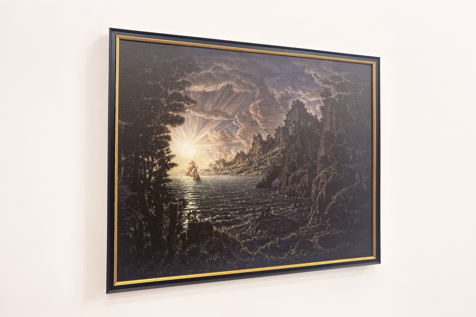 Os navios, o sol da noite - Konstantin Bogayevsky