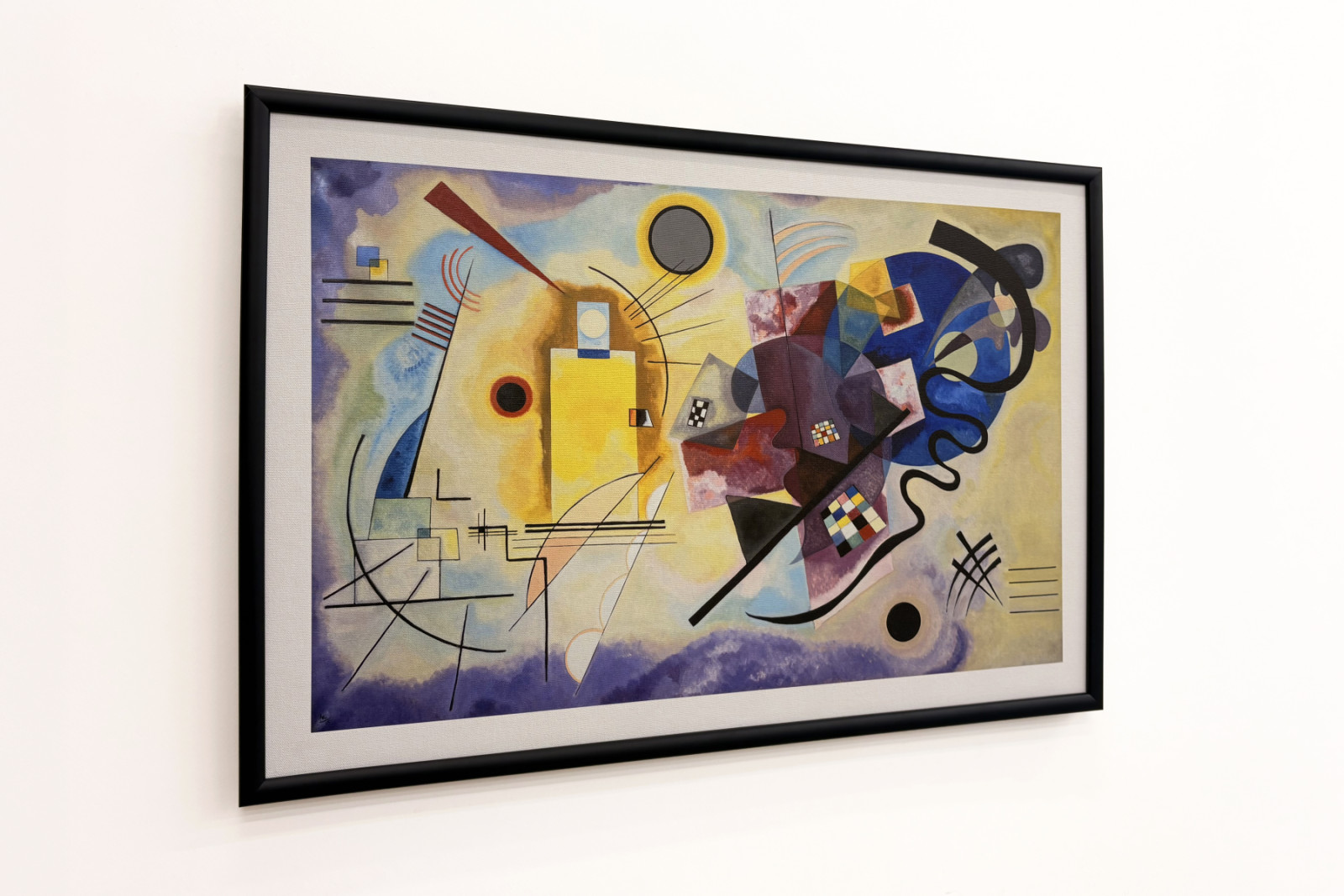 Amarelo - vermelho - azul - Wassily Kandinsky