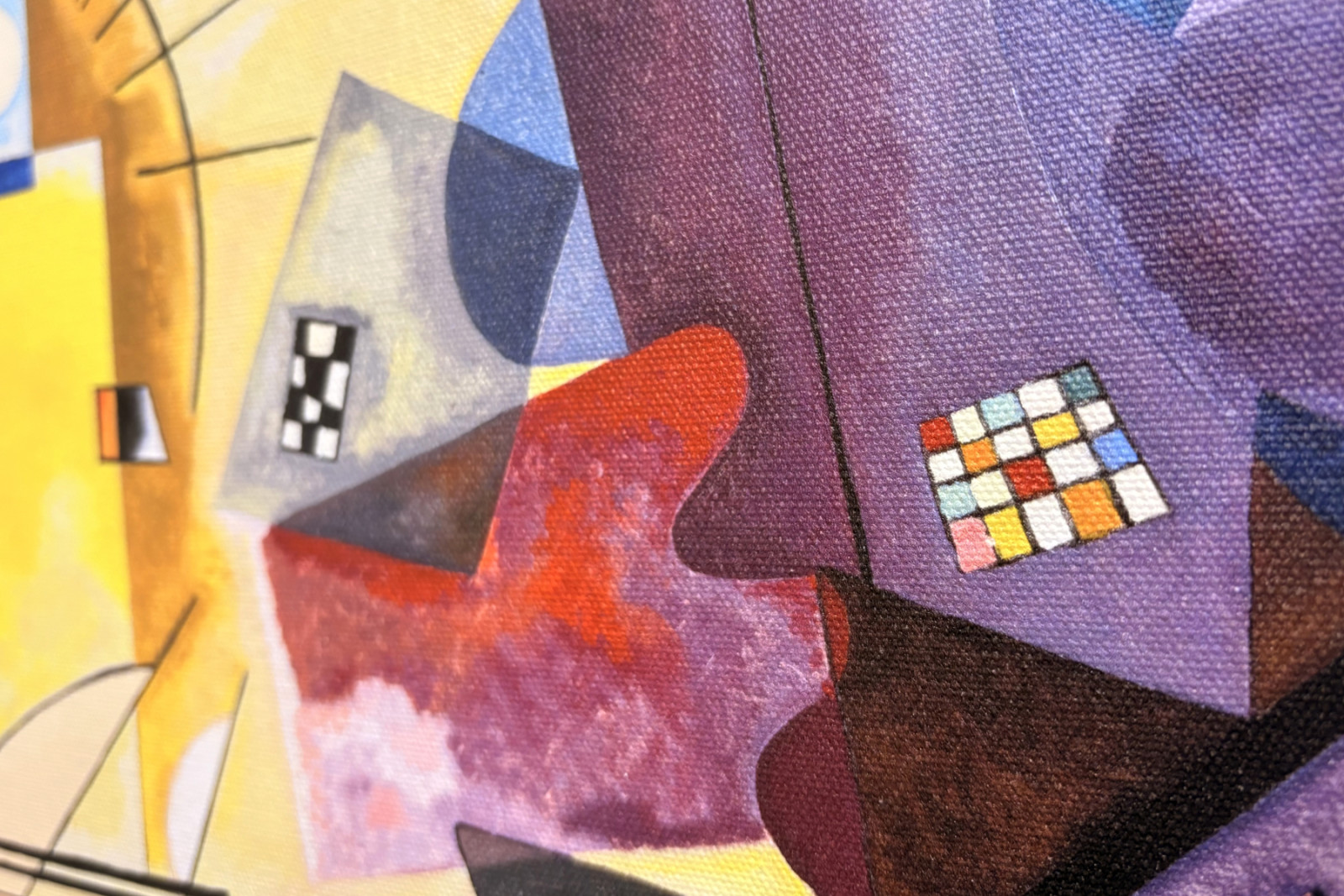 Amarelo - vermelho - azul - Wassily Kandinsky