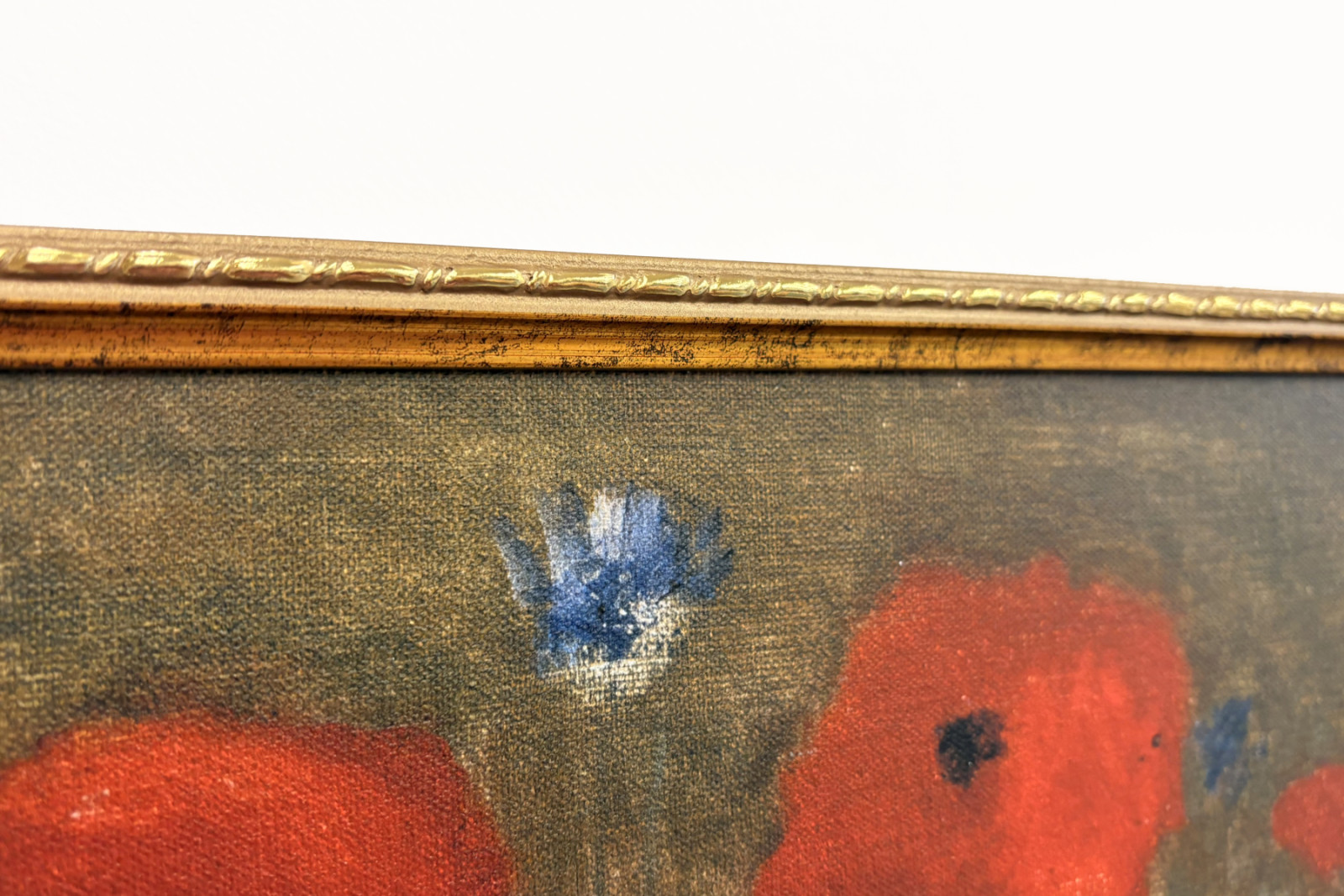 Bouquet com papoilas Pintura por Odilon redon (1840-1916). - Odilon Redon