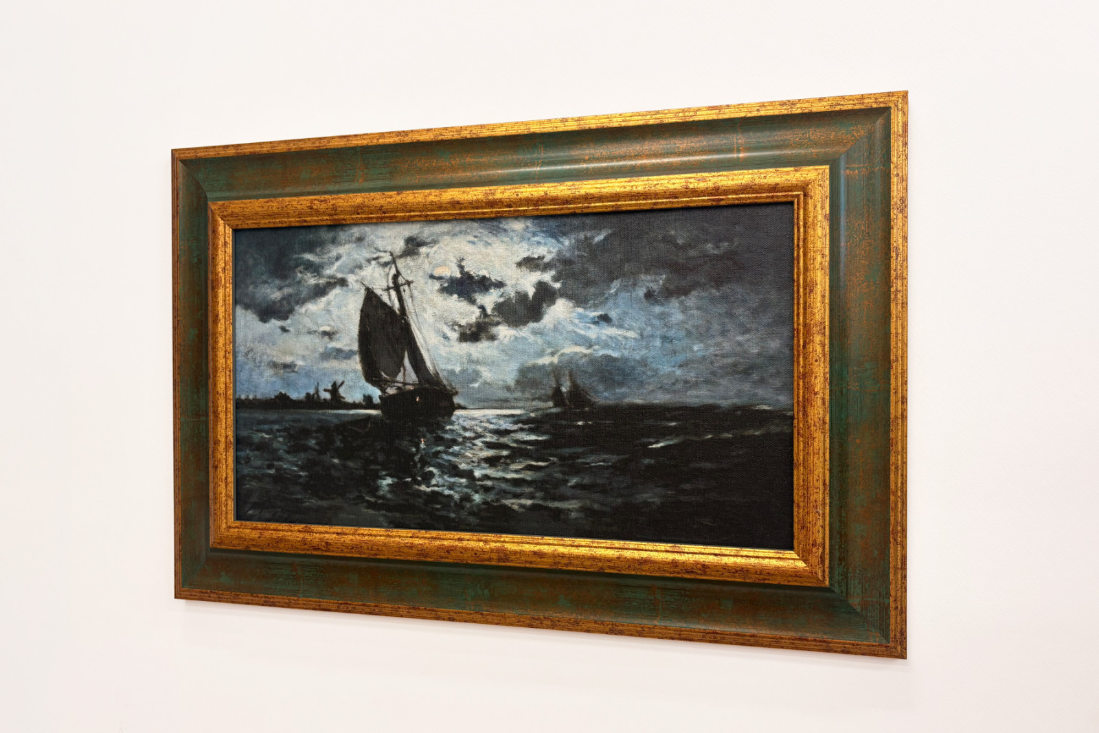 Veleiro ao luar. - Paul Gauguin