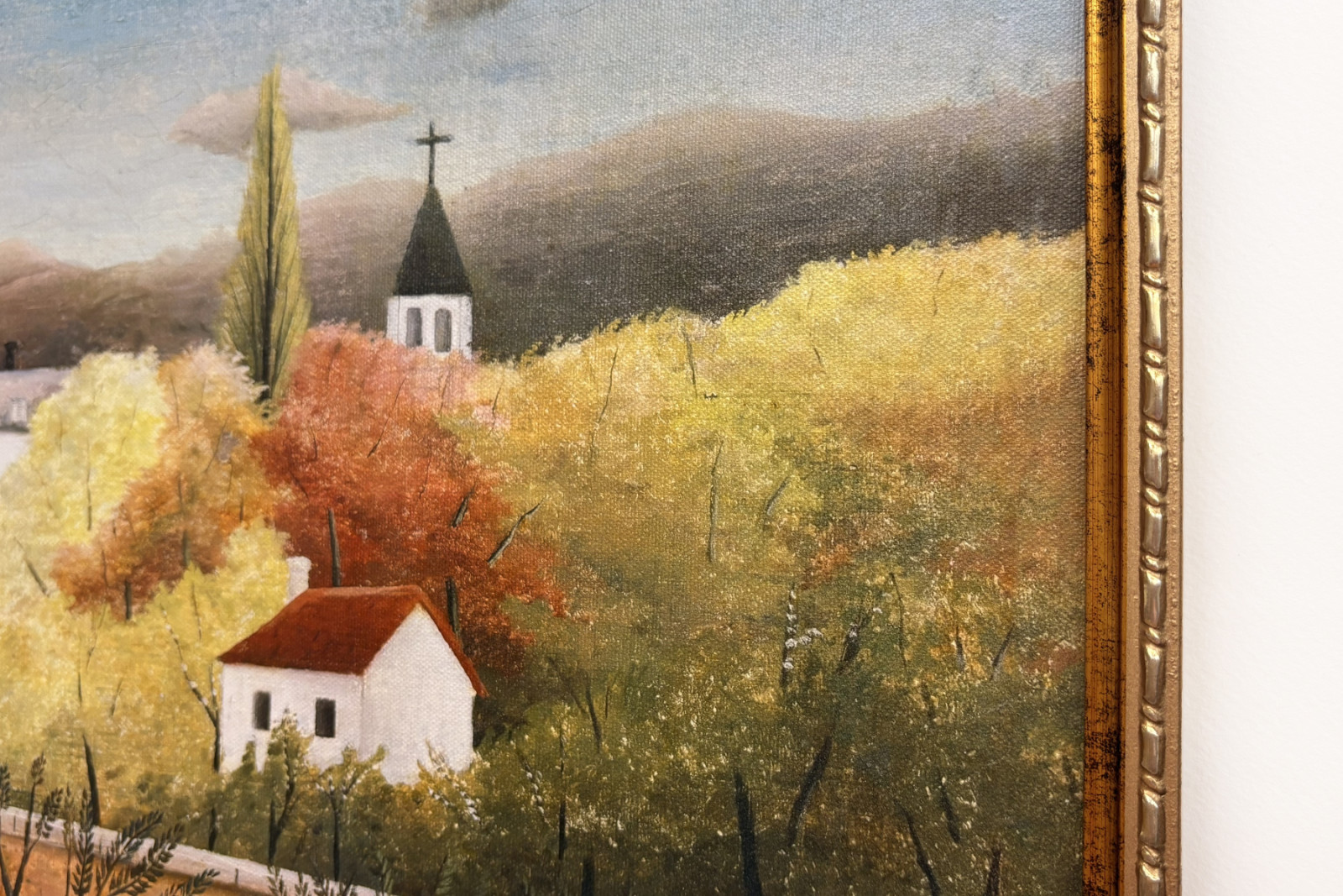 Paisagem com camponês - Henri Rousseau