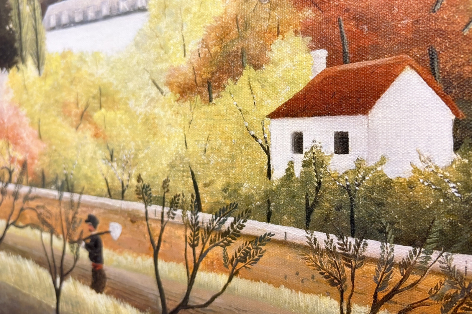 Paisagem com camponês - Henri Rousseau
