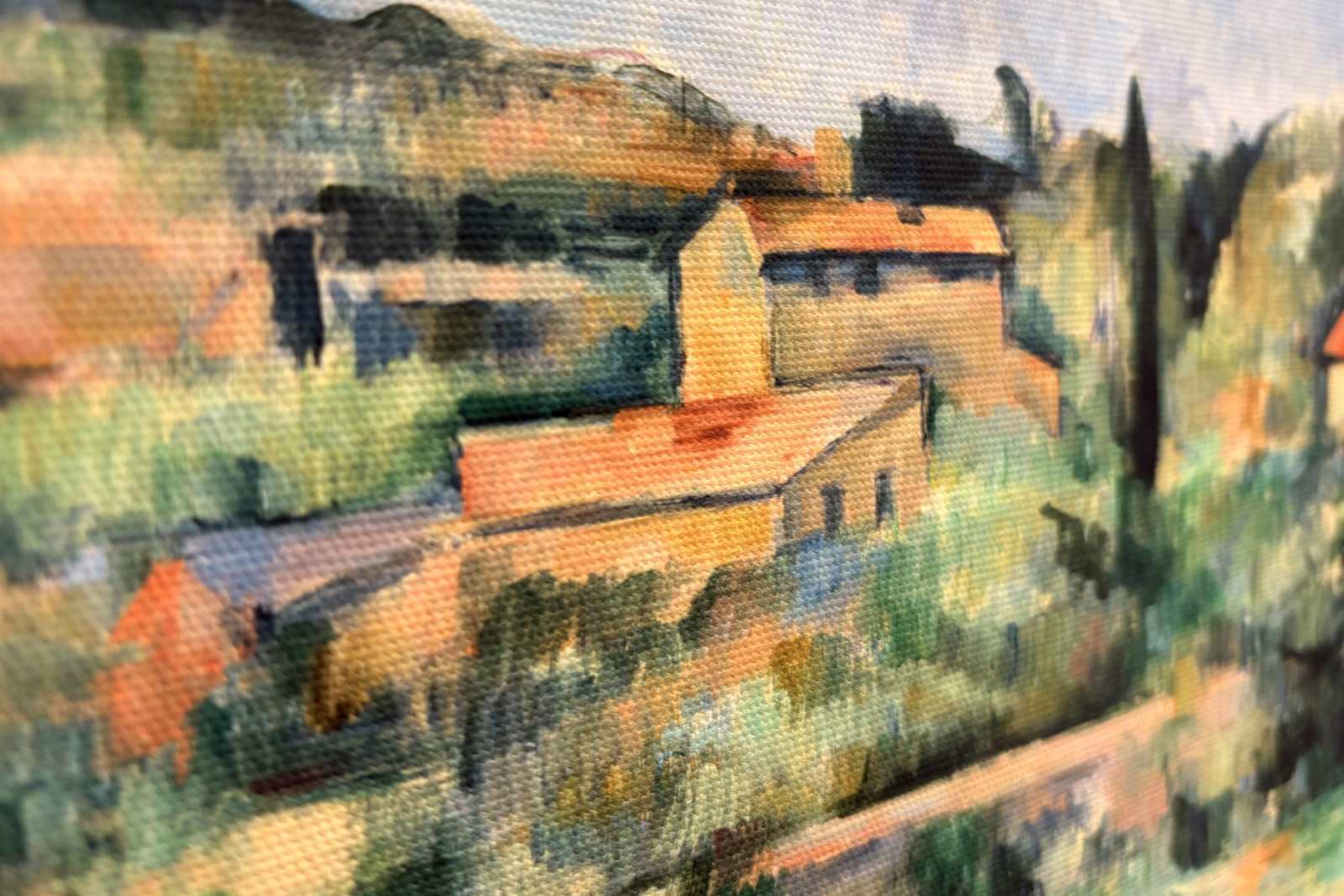 A planície de Bellevue / A Terra Vermelha - Paul Cézanne