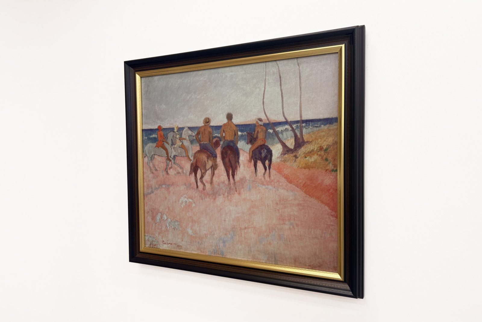 Cavaleiro na praia - Paul Gauguin