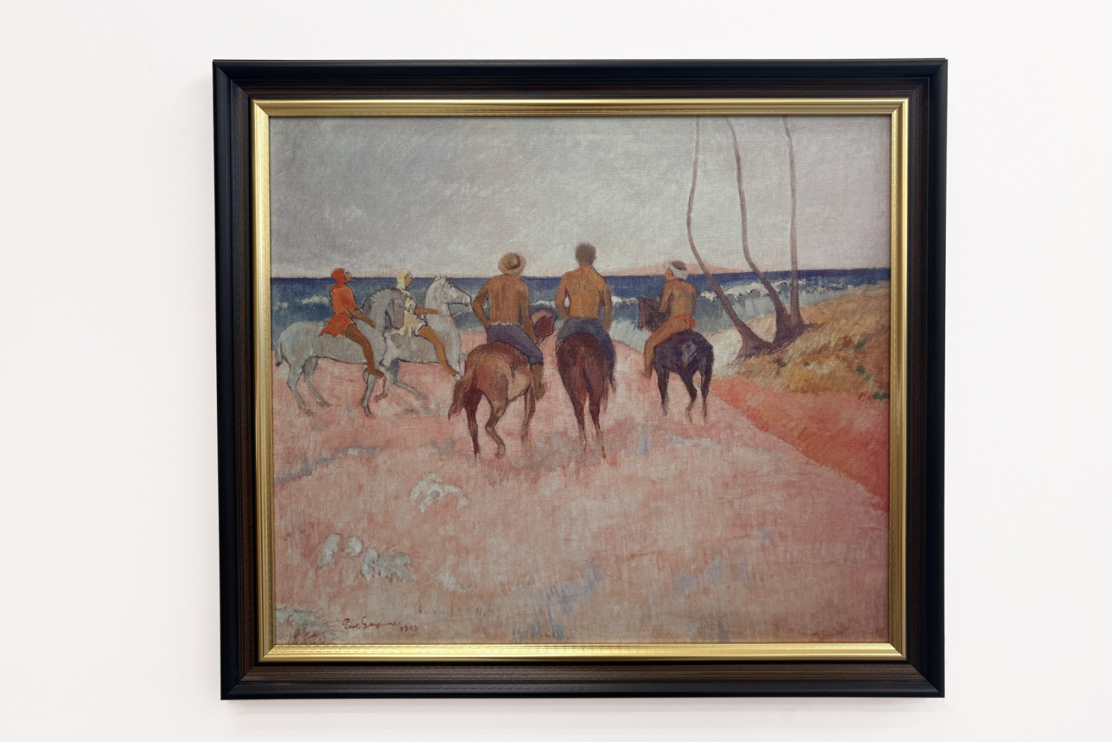 Cavaleiro na praia - Paul Gauguin
