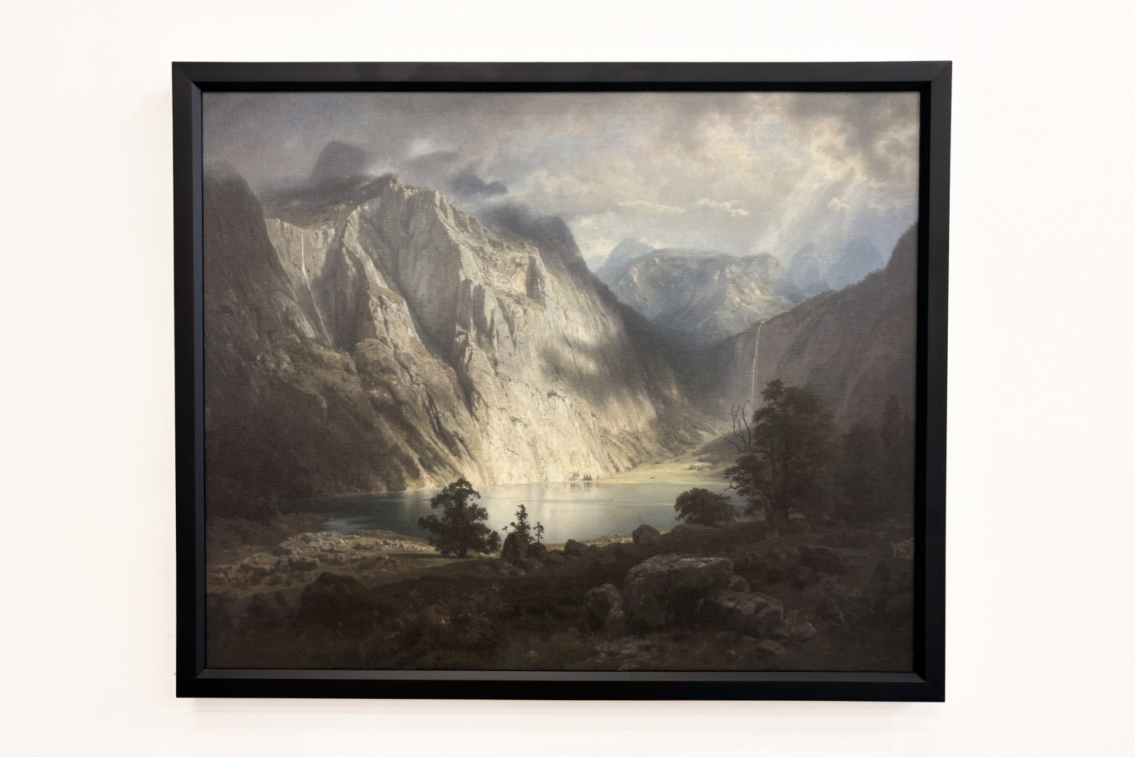 Alto Lago perto de Berchtesgaden - August Wilhelm Leu