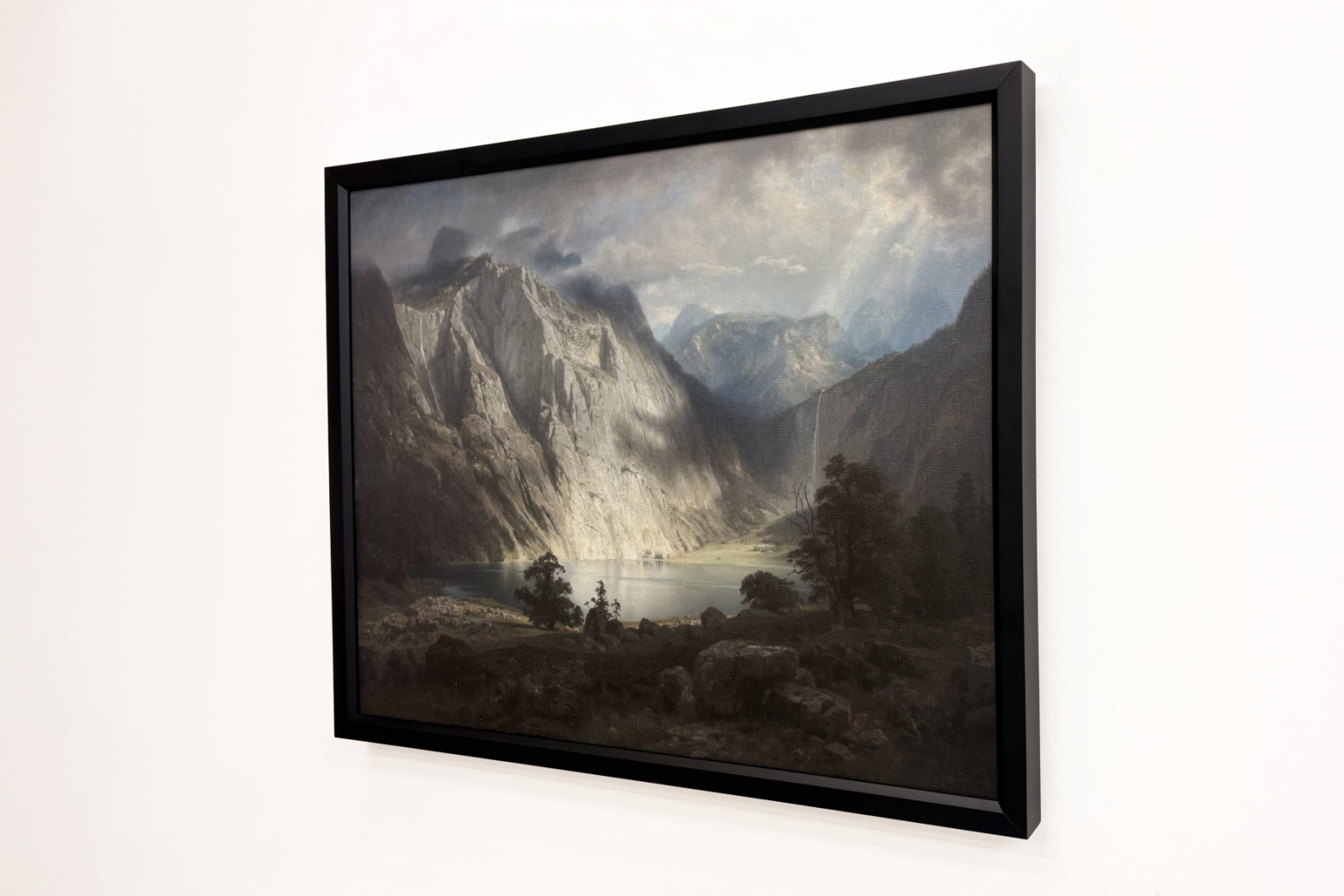 Alto Lago perto de Berchtesgaden - August Wilhelm Leu