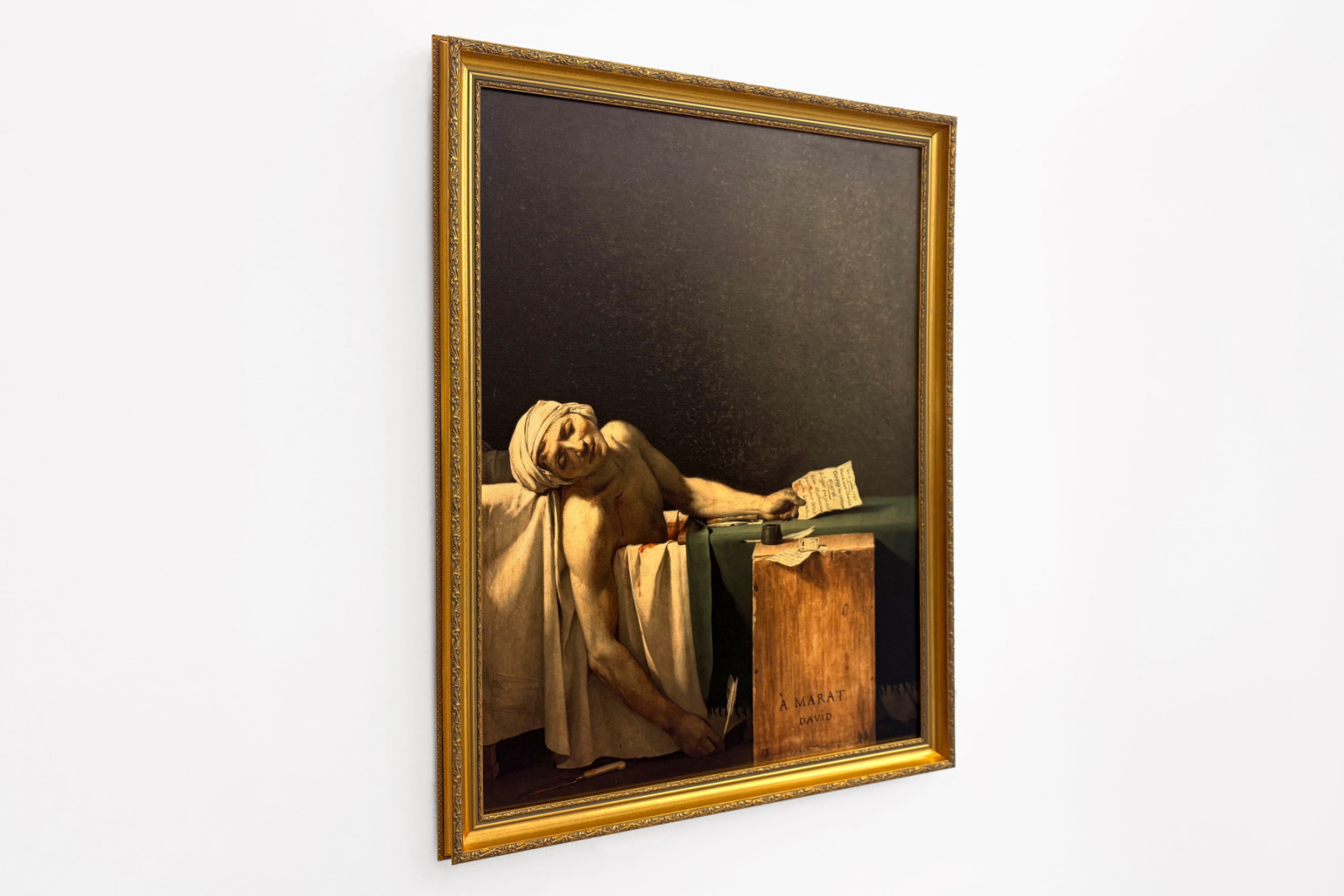 A morte de Marat - Jacques Louis David