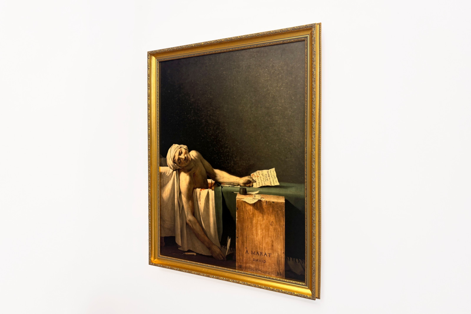 A morte de Marat - Jacques Louis David
