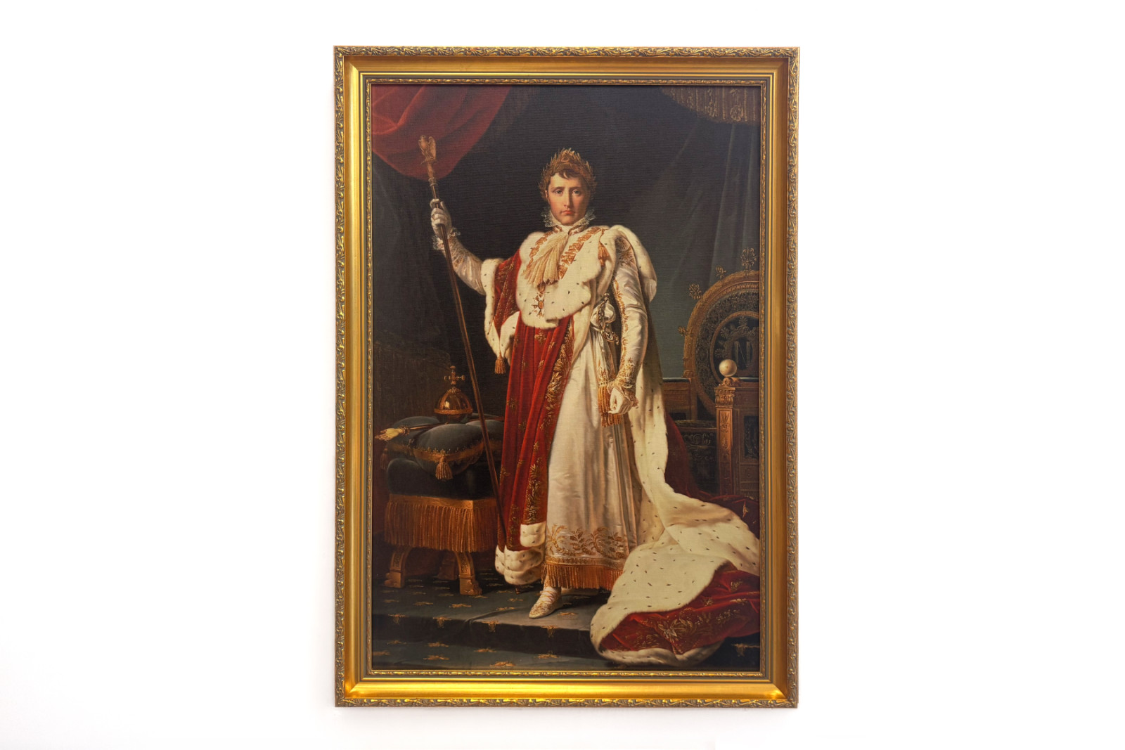 Napoleão em vestes de coroação, c.1804 - Baron François Pascal Simon Gérard