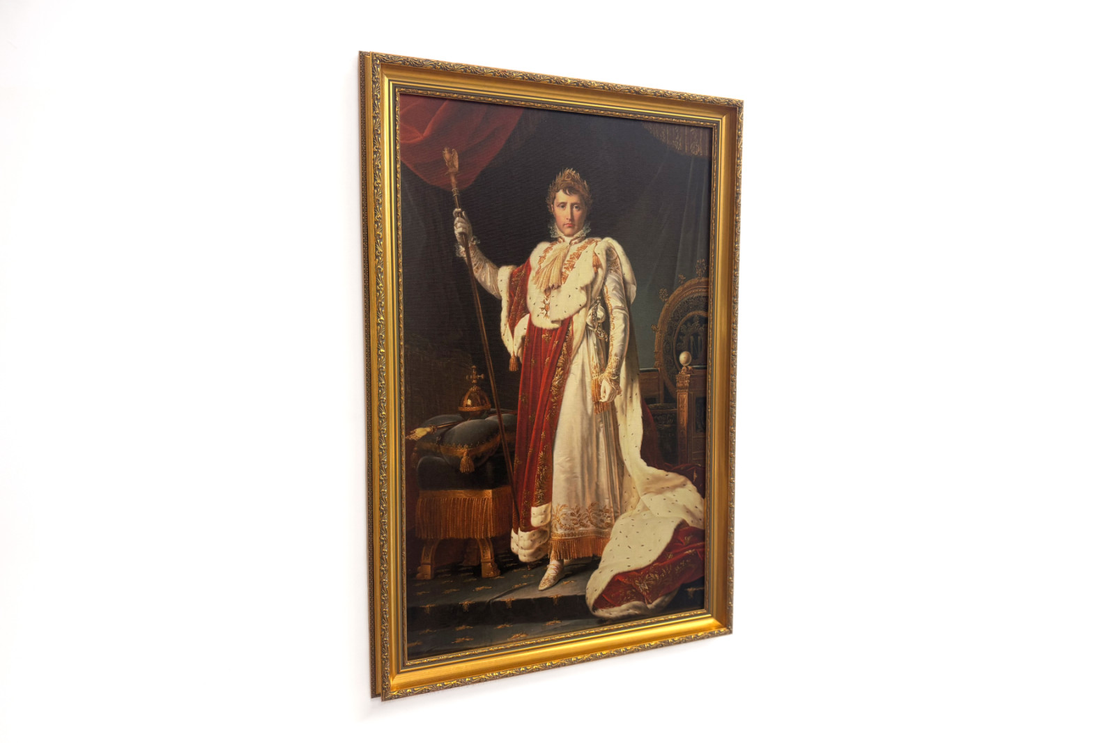 Napoleão em vestes de coroação, c.1804 - Baron François Pascal Simon Gérard