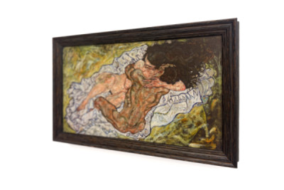 O abraço, 1917 - Egon Schiele