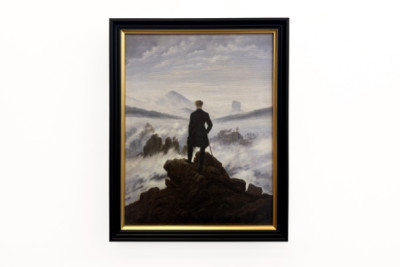O viajante sobre o mar de névoa - Caspar David Friedrich