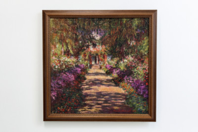 Um caminho no jardim de Monet, Giverny, 1902