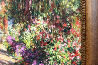 Um caminho no jardim de Monet, Giverny, 1902