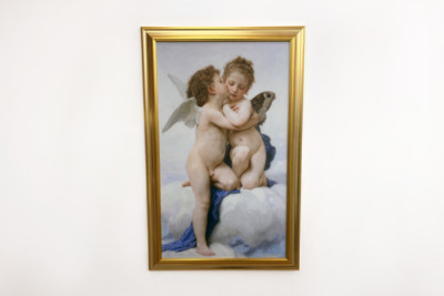 Cupido e Psique como crianças, O primeiro beijo, 1890.