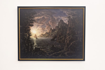 Os navios, o sol da noite