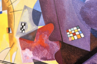 Amarelo - vermelho - azul - Wassily Kandinsky