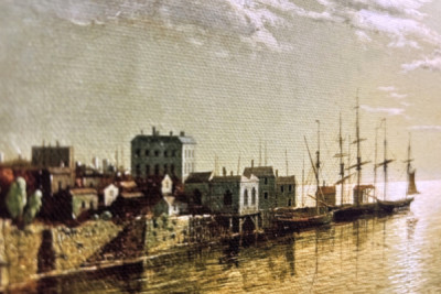 Cena do luar, Southampton, 1820