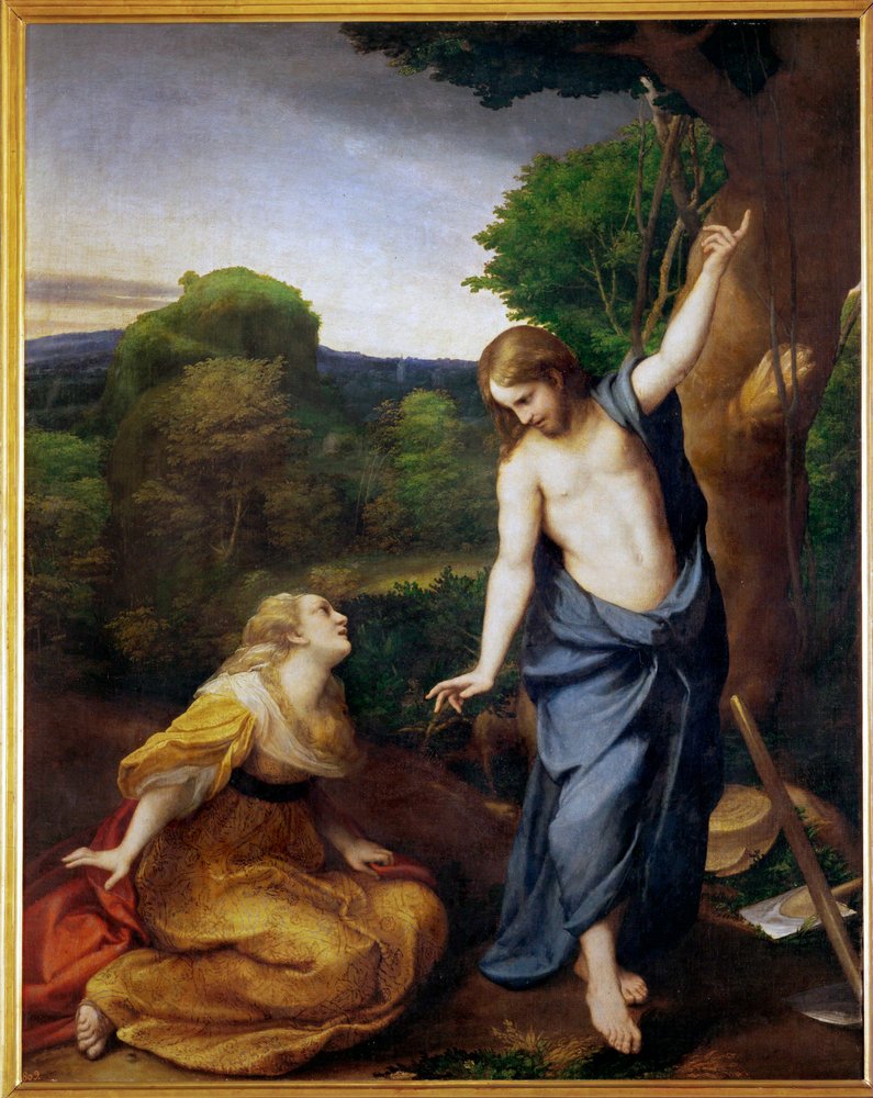 Noli me tangere (óleo sobre tela) de (c.1489-1534) Correggio