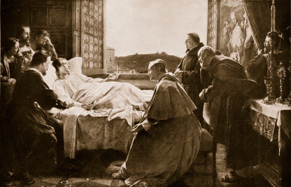 A morte de Rafael | Unknown | Impressão de arte