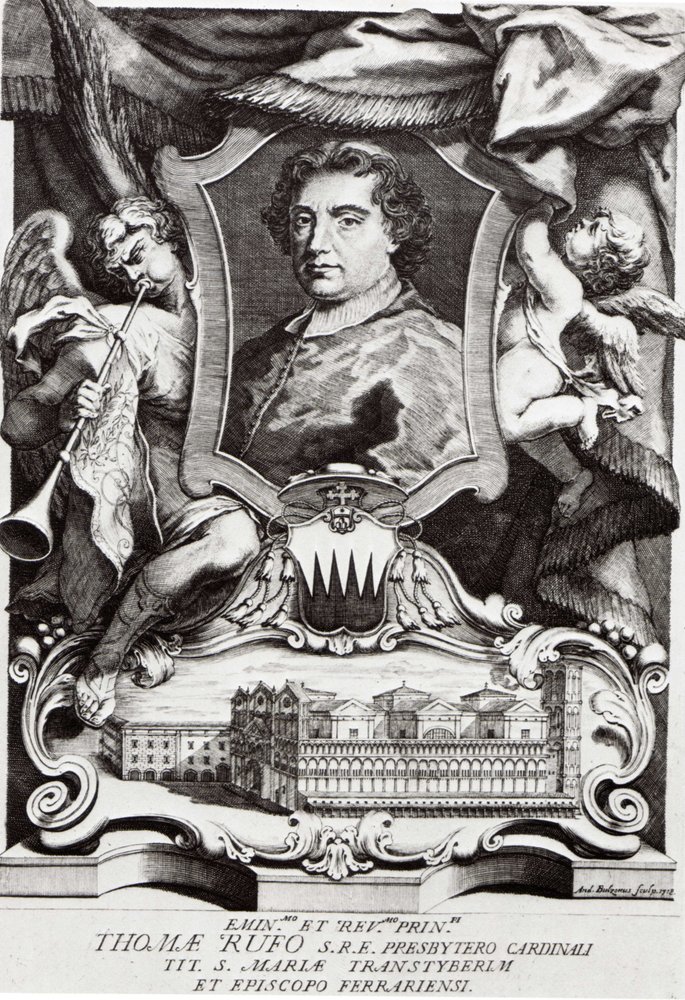 Retrato do cardeal Tommaso Ruffo de A. Bolzoni