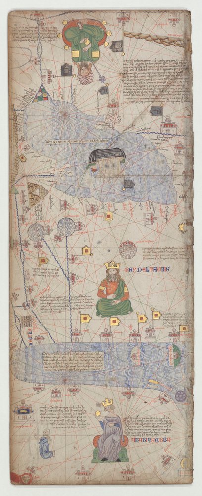 Atlas Catalão, Folha 9, 1375 de Abraham Cresques