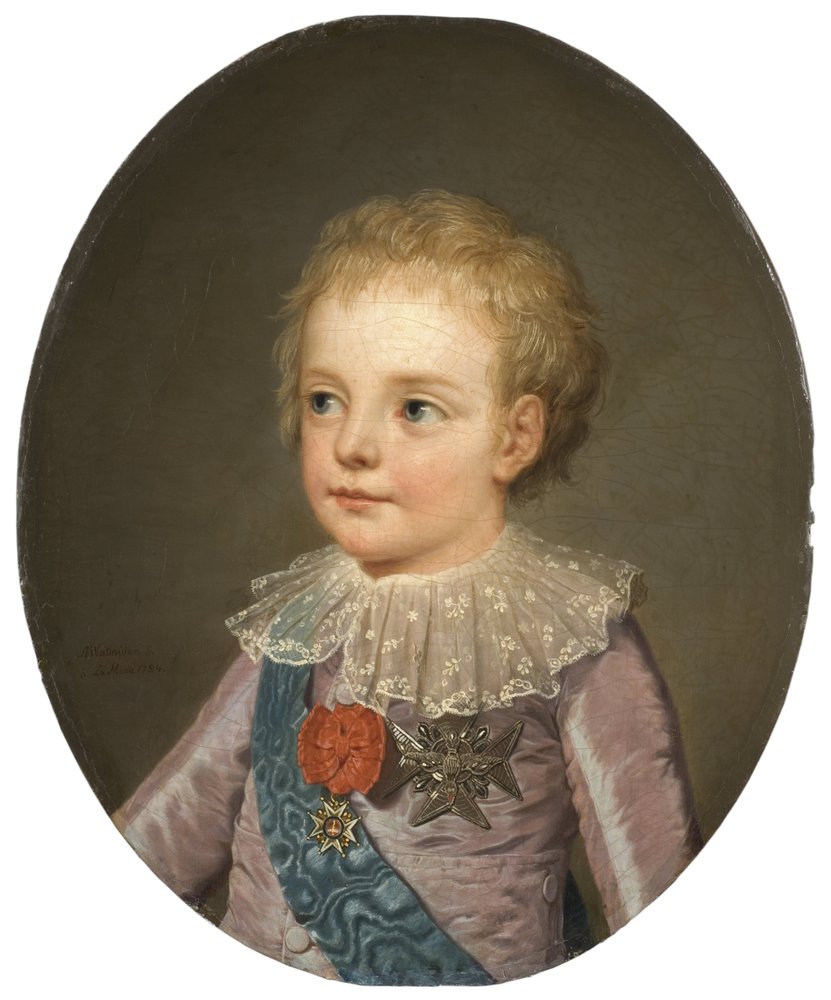 Louis Joseph Xavier François de Bourbon (1781-1789), delfim de França, por Adolf Ulrik Wertmüller (1751-1811) de Adolf Ulrich Wertmuller