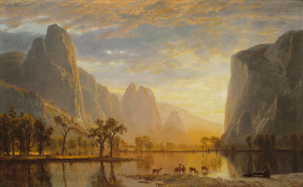 Vale do Yosemite de Albert Bierstadt