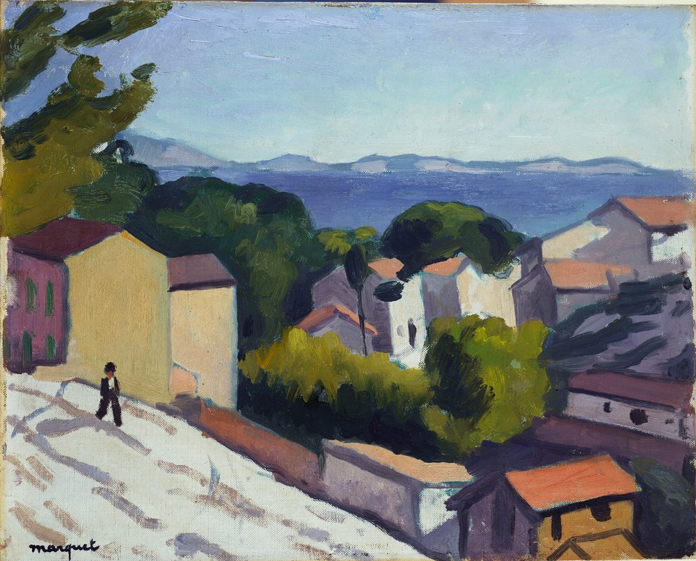A estrada de L'Estaque de Albert Marquet