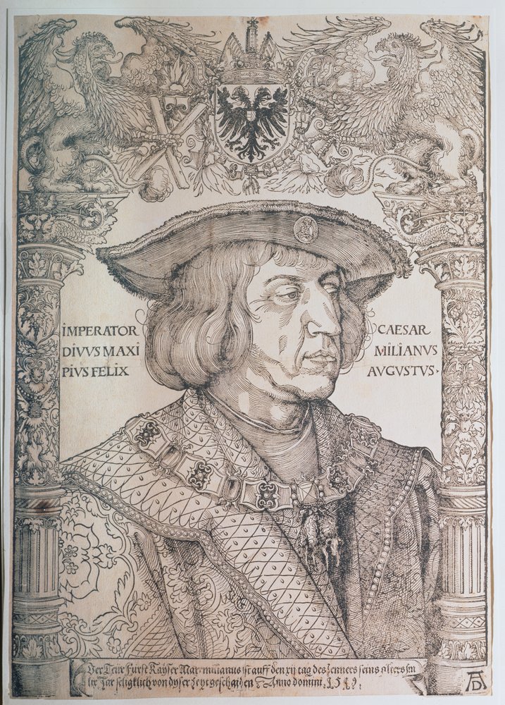 Maximiliano I, Imperador da Alemanha (1459-1519), 1518 de Albrecht Dürer