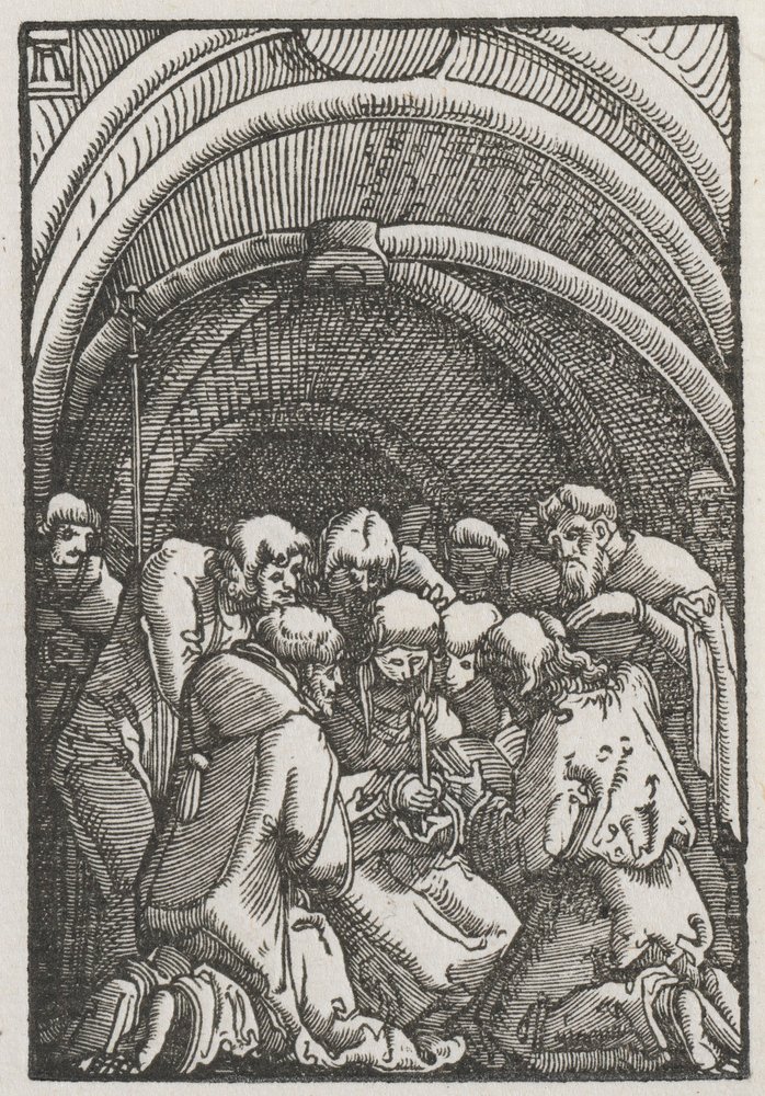 A Queda e Redenção do Homem: A Morte da Virgem, c. 1515 de Albrecht Altdorfer