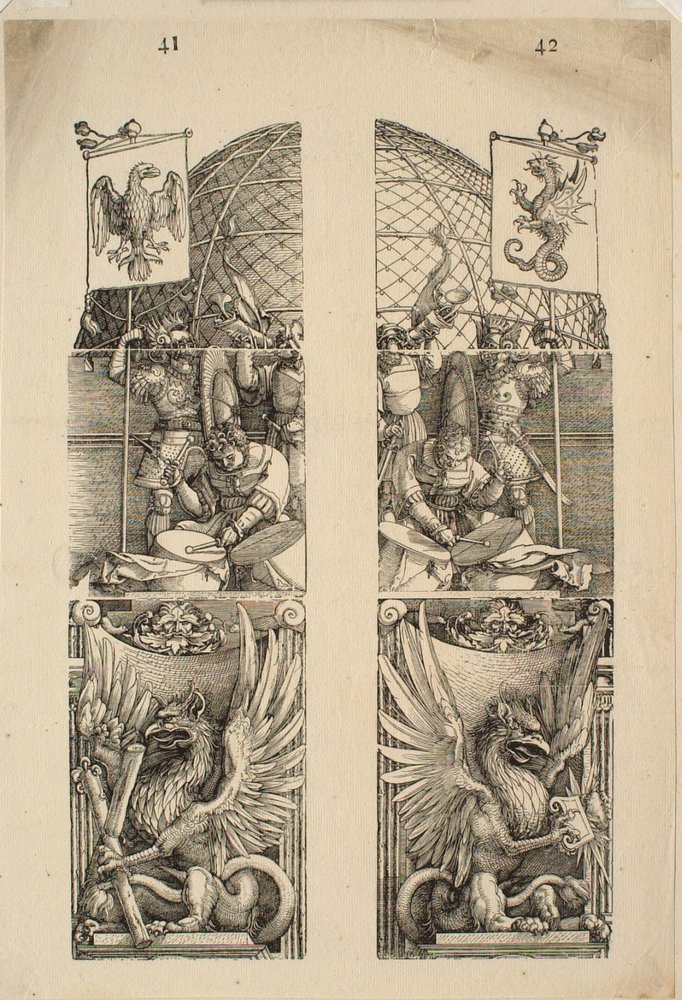 Pormenor 41 e 42 de Albrecht Dürer